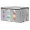 Sorbus Foldable Storage Bag Organizer 1 Pack with 3 Sections, Great Clothes, Blankets, and More